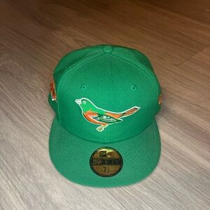 New Era Orioles Green Fitted Cap
